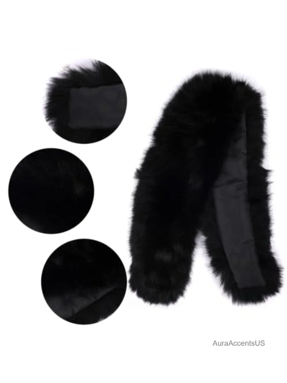 Faux Fur Collar Scarf Neck Warmer Shawl Winter Wrap